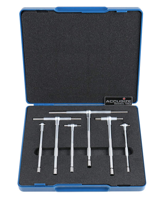 Accusize Industrial Tools Premium 3602-5018 - Juego de calibradores telescópicos de 5/16 pulgadas - 6 pulgadas, 6 ps/set