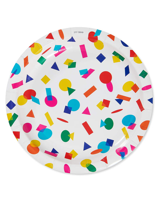 American Greetings Rainbow Party Supplies, platos de postre (36 unidades)
