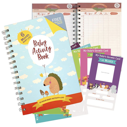 Medical Basics Baby Tracker Journal for Newborns (Boy Edition) - Diario de bebé, diario de actividad, seguimiento de calendario de bebés, registro de recién nacidos, regalo perfecto para nuevas madres, 2