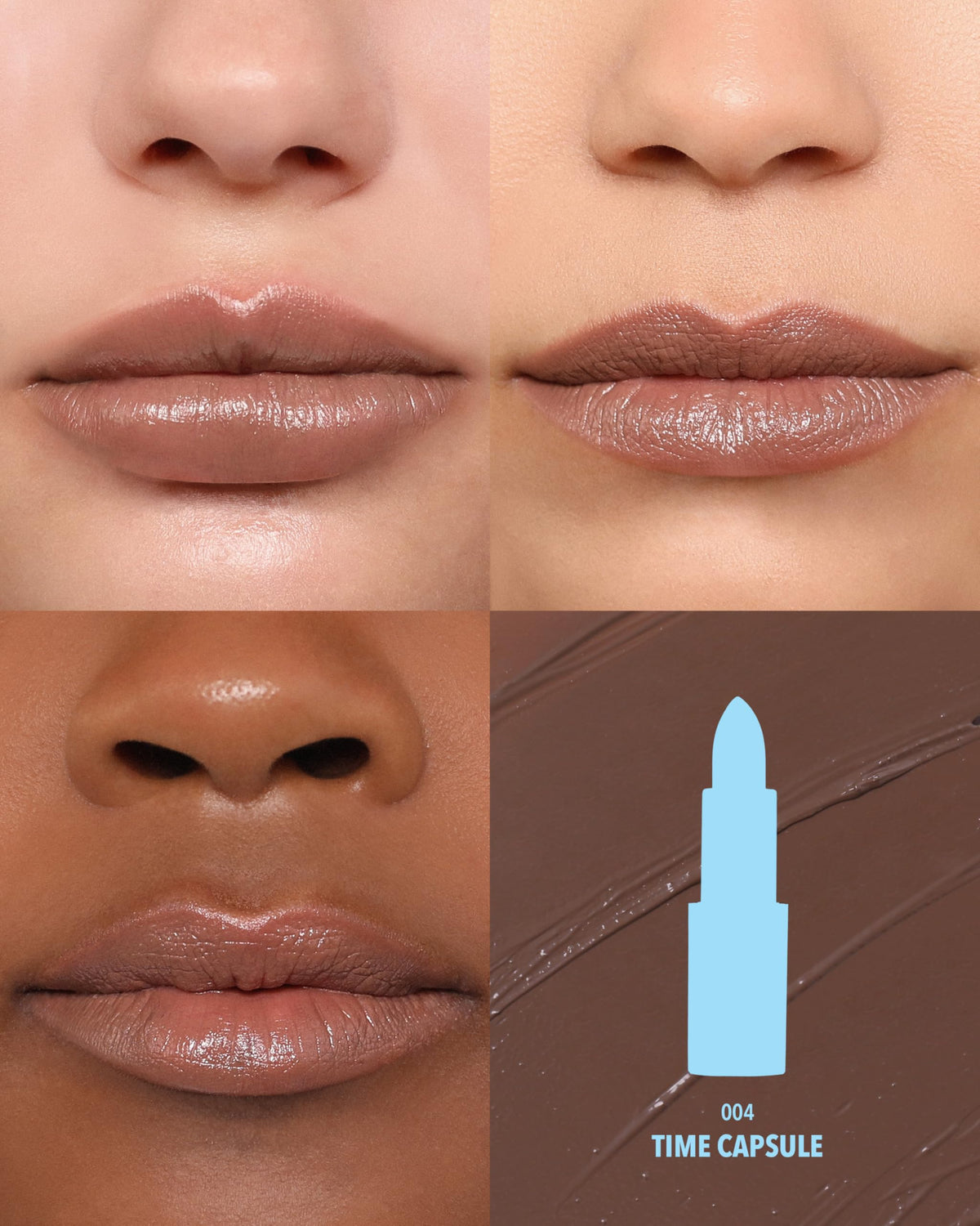 MOIRA CHIC SATIN LIPSTICK (004, TIME CAPSULE)