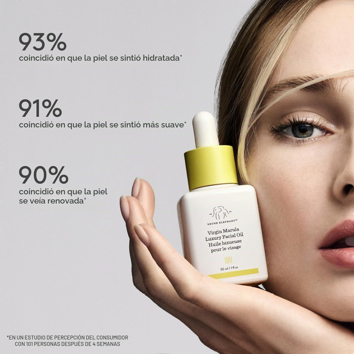 Drunk Elephant Virgin Marula Luxury Facial Oil - Gluten-Free and Vegan Anti-Aging Skin Care and Face Moisturizer (15ml/ 0.5 fl oz)