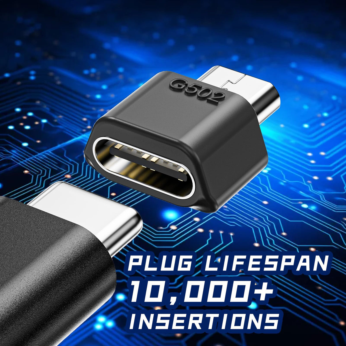 Adaptador de Carga USB-C Logitech G502 Negro Compacto para Juegos