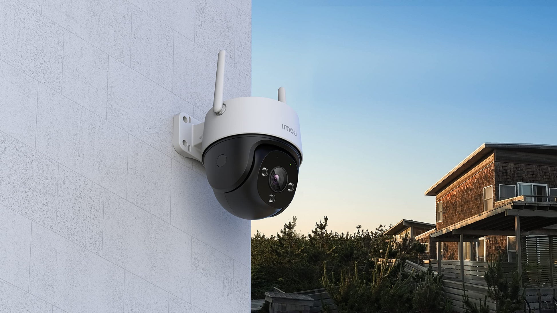 Imou CruiserSE4MP|Detección de Humanos|Visión Nocturna Inteligente a Color|Cobertura 360°|P66 a Prueba de Agua|Luz|Doble Antena y MIMO|Almacenamiento de Nube.