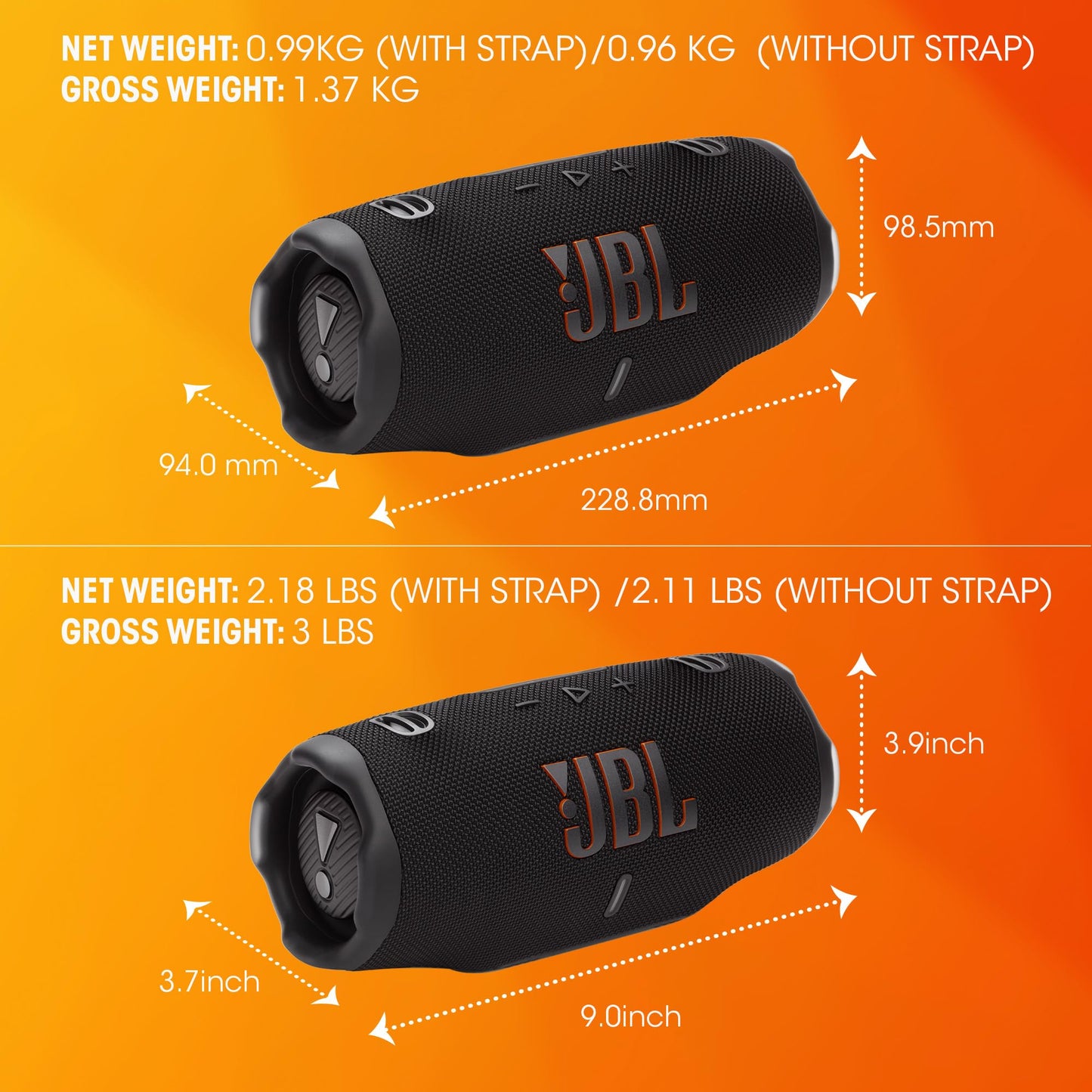 JBL Charge 6 Bocina Portátil Bluetooth, Batería Integrada, IP67 función de Carga USB - Azul