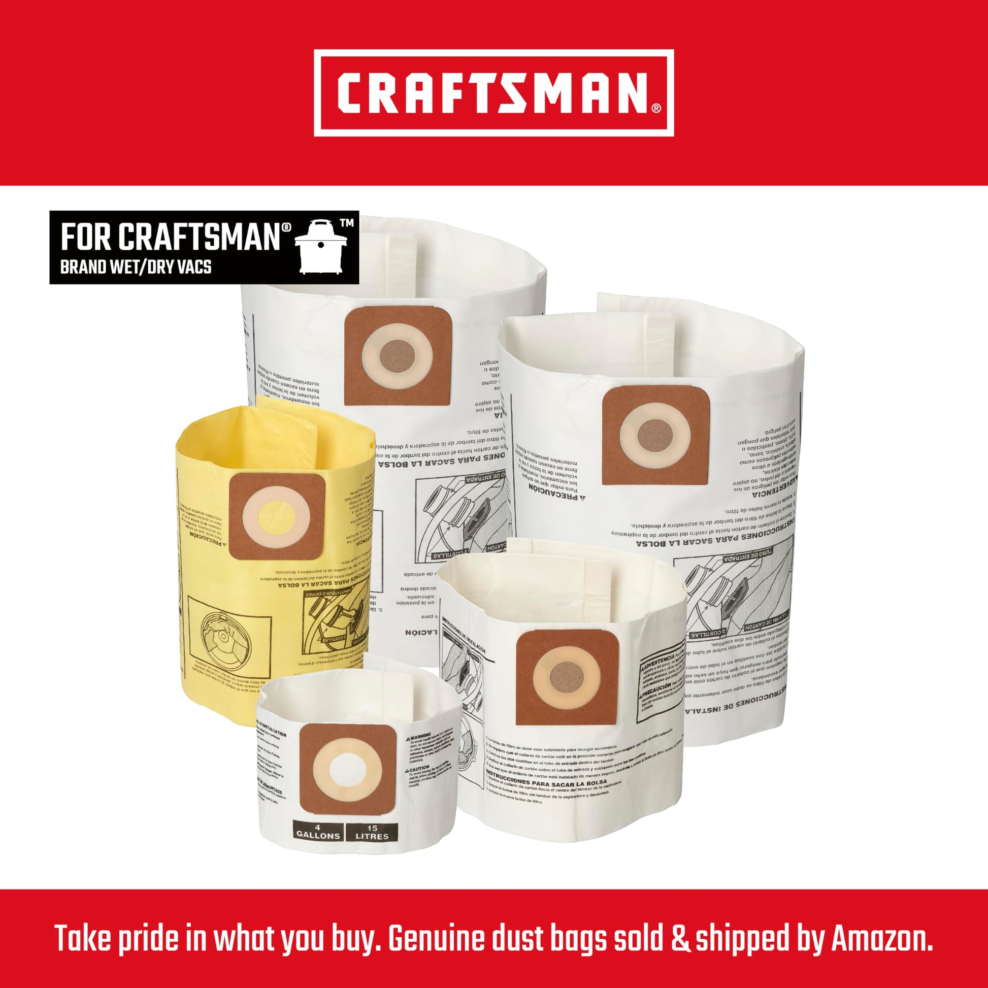 Bolsas de Polvo Craftsman Adaptables