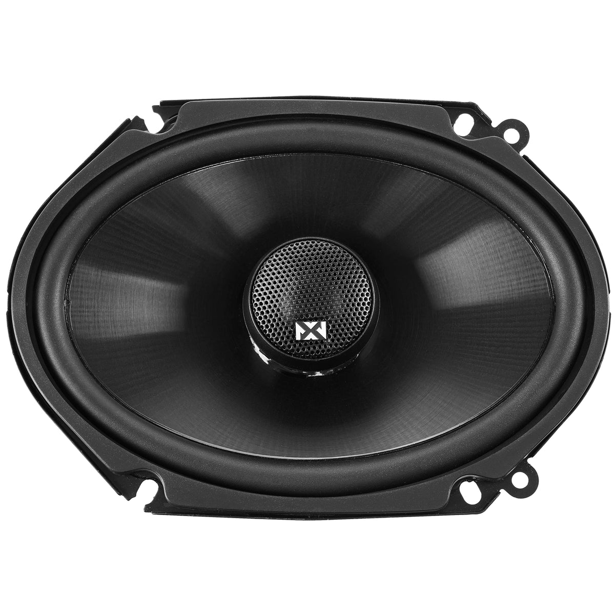 Bocinas Coaxiales para Auto NVX V-Series Negras de 5 y 6 Pulgadas con Tweeters de Domo de Seda, 130 Vatios