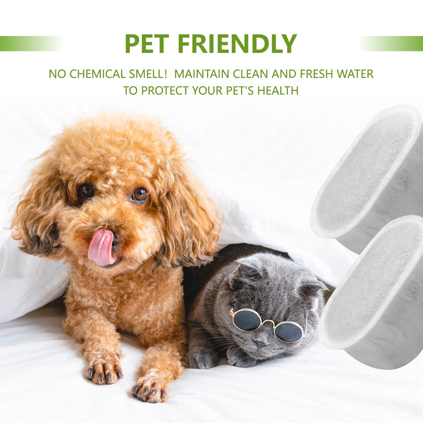 Filtros de Repuesto TOGGATH para Fuente de Agua Automática para Gatos