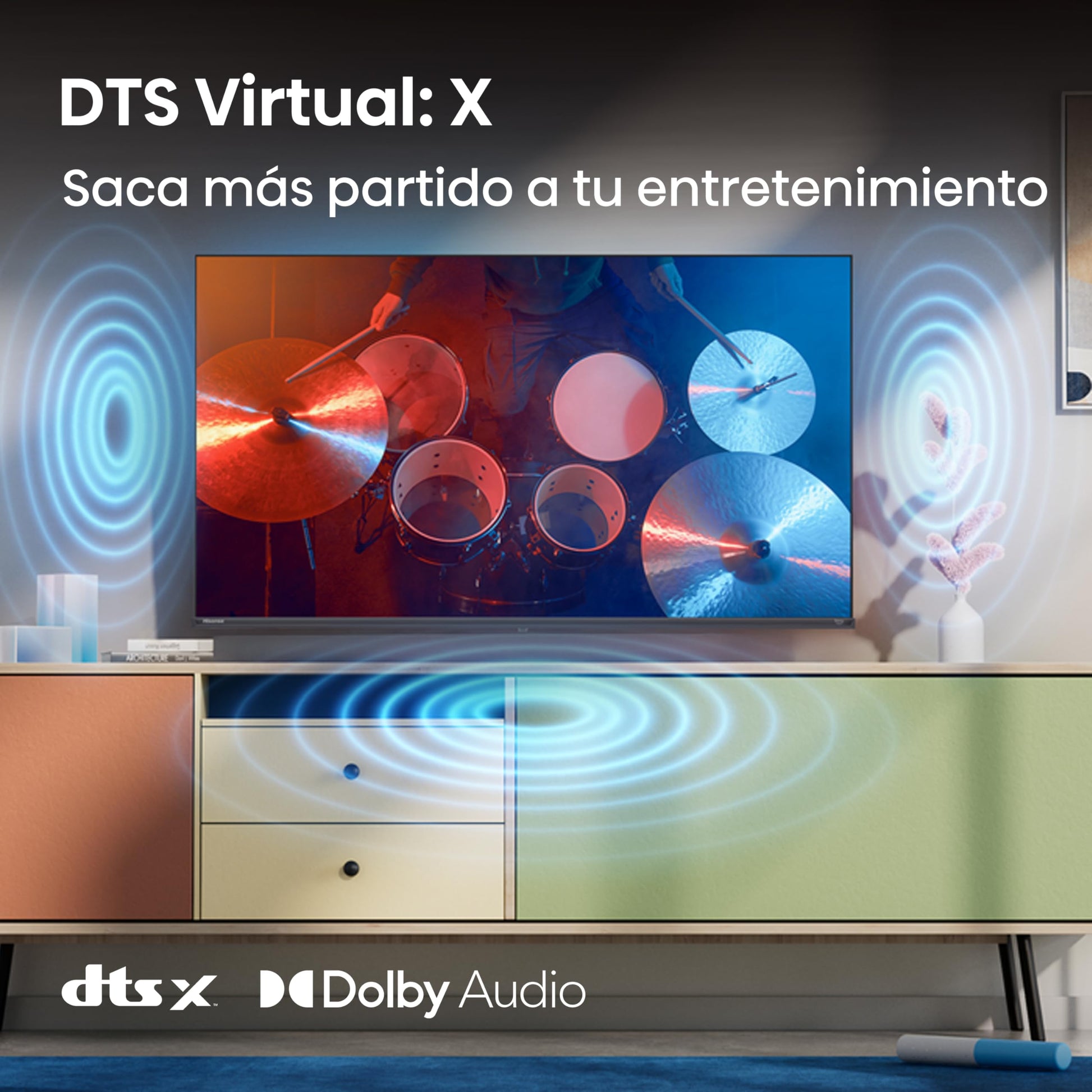 Hisense Television QD4QFM(Modelo 2025) Pantalla 40 Pulgadas, Smart Fire TV FHD,Color QLED,Modo de Juego,Dolby Audio,Comparte en tu TV,Reducción de Ruido