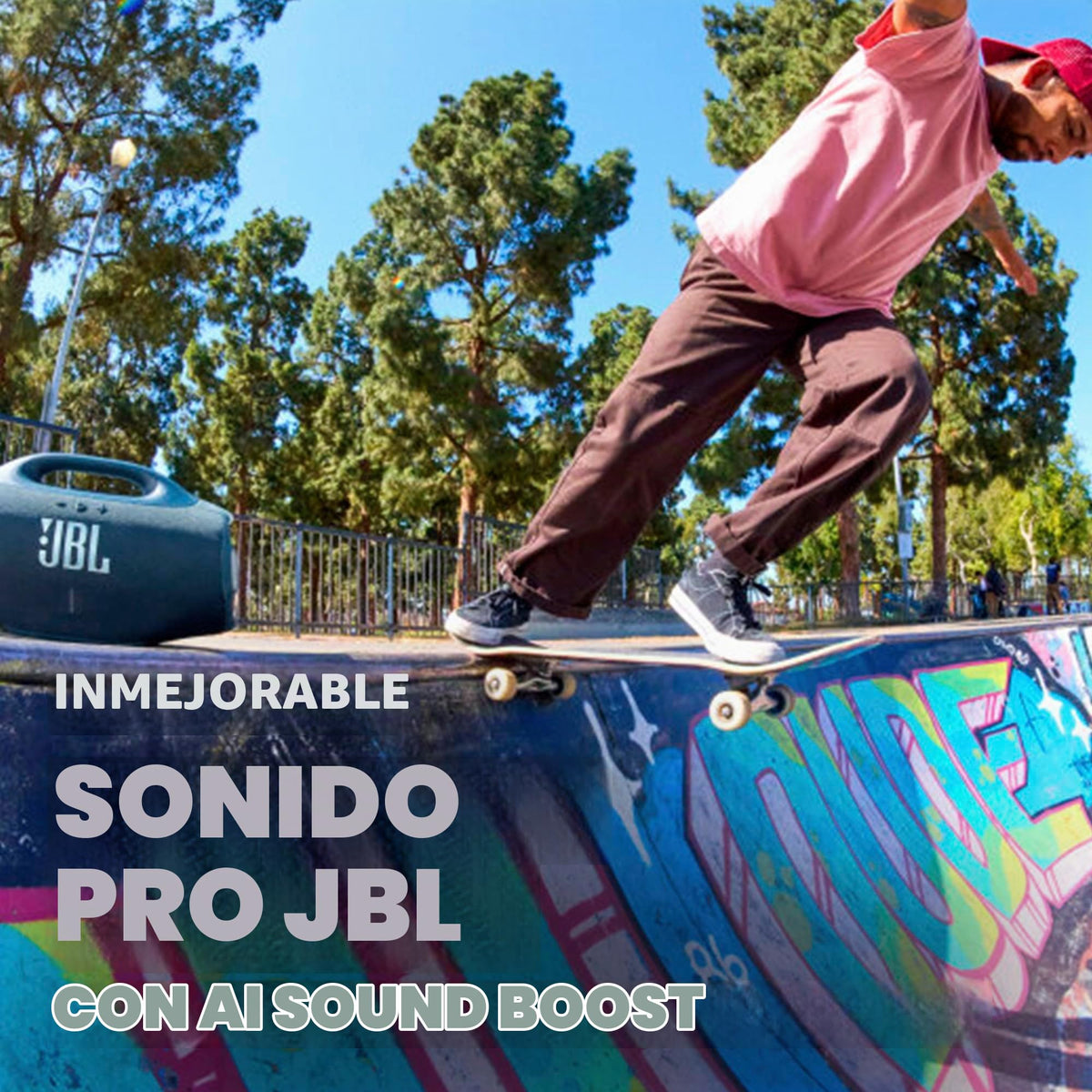 Altavoz Portátil JBL Boombox 4 Negro Impermeable con Sonido Profesional Masivo