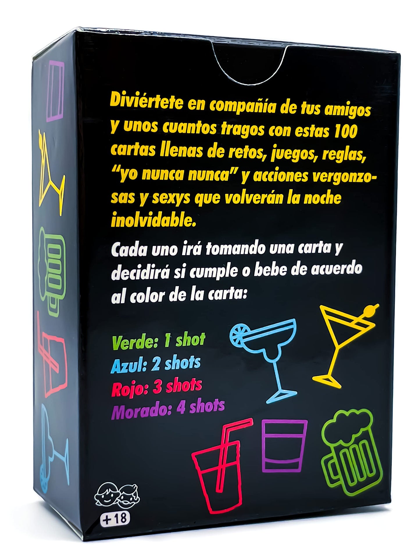 Beer Sports - Glup - El Juego para Beber de Cartas, con Yo Nunca Nunca (Drinking Game para Las Fiestas mas Divertidas