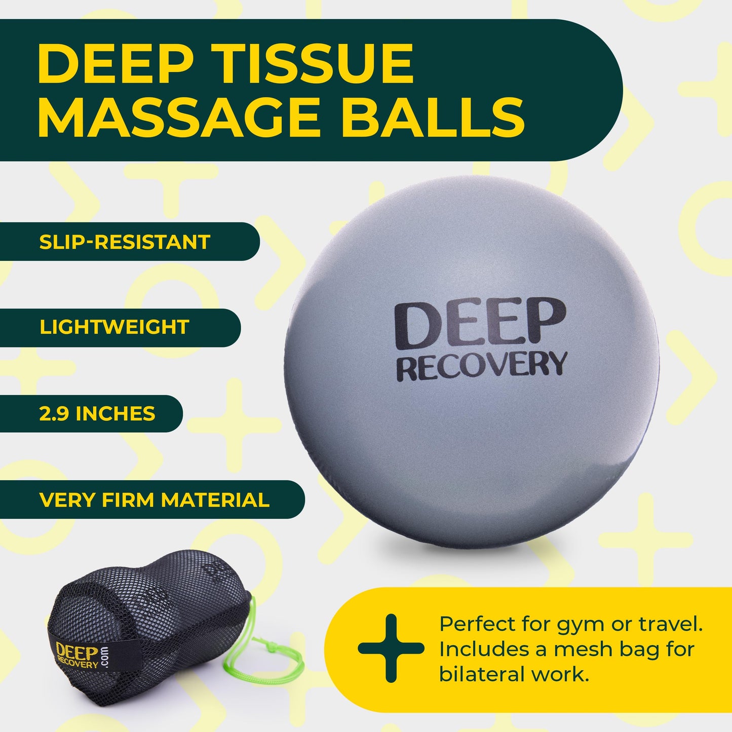 Bolas de Terapia Física Very Firm para Liberación Miofascial y Yoga