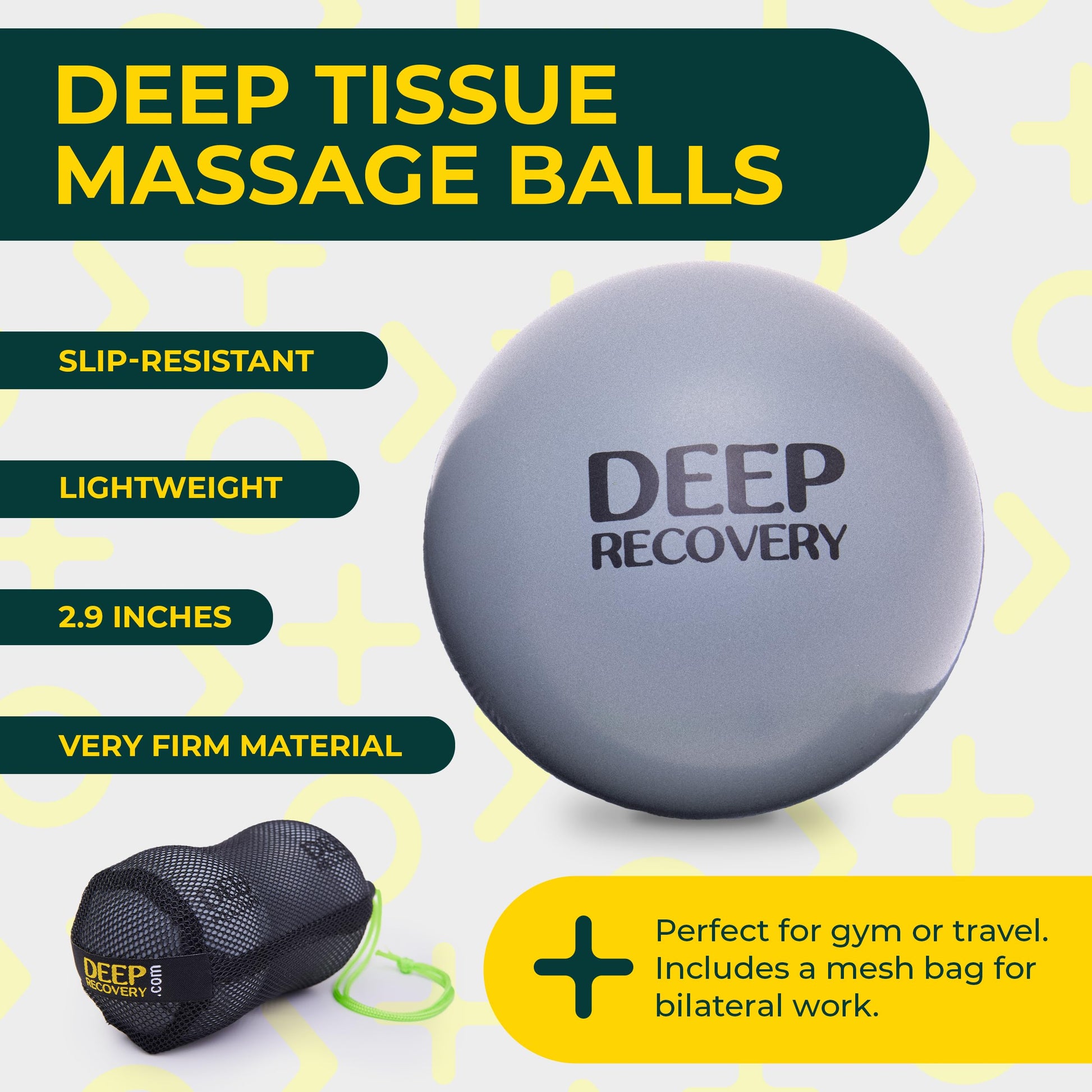 Bolas de Terapia Física Very Firm para Liberación Miofascial y Yoga