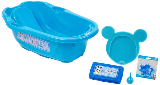 Disney Baby Paquete Bañera Mickey, color Azul