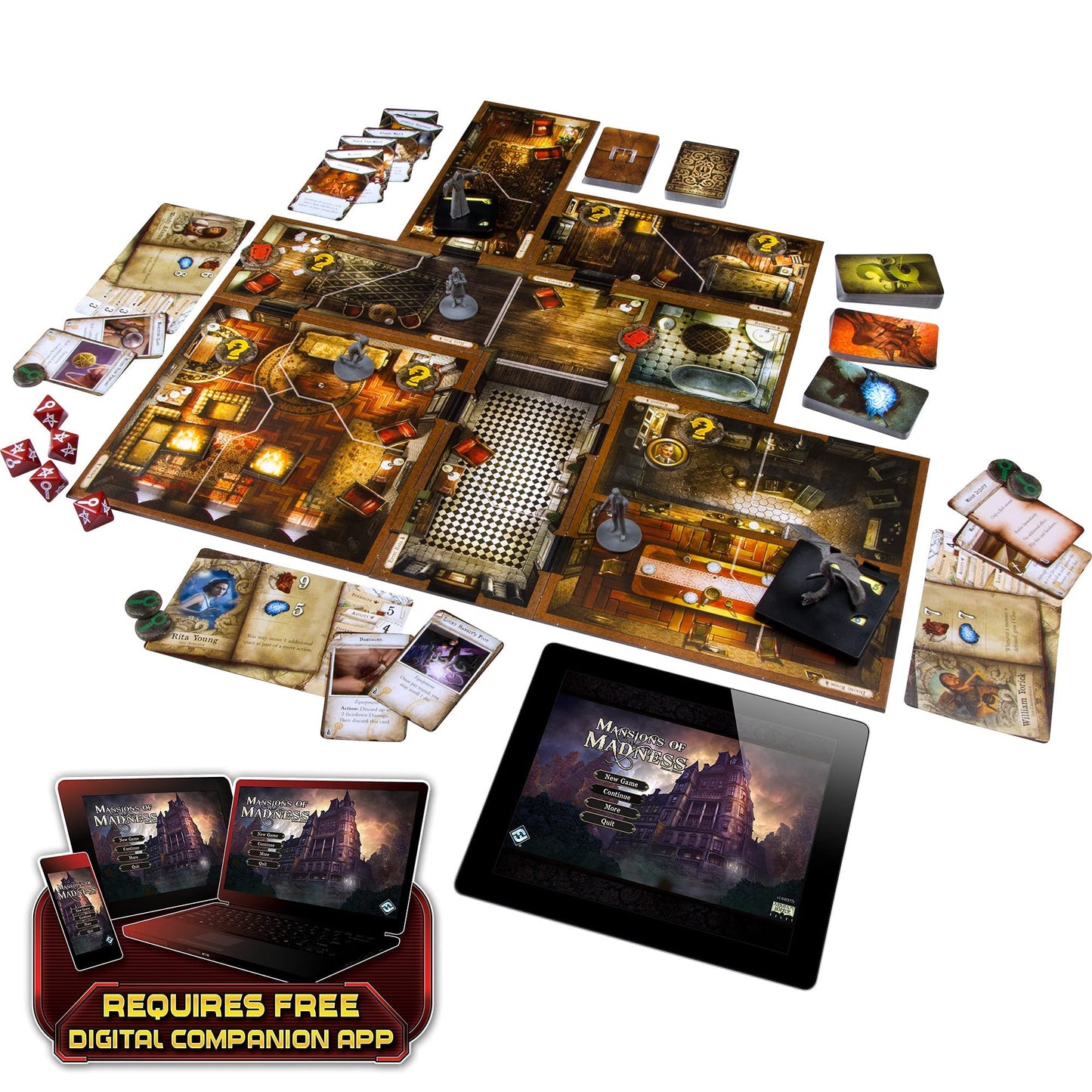 Juego de Mesa Mansions of Madness 2ª Edición Misterioso para Adolescentes y Adultos