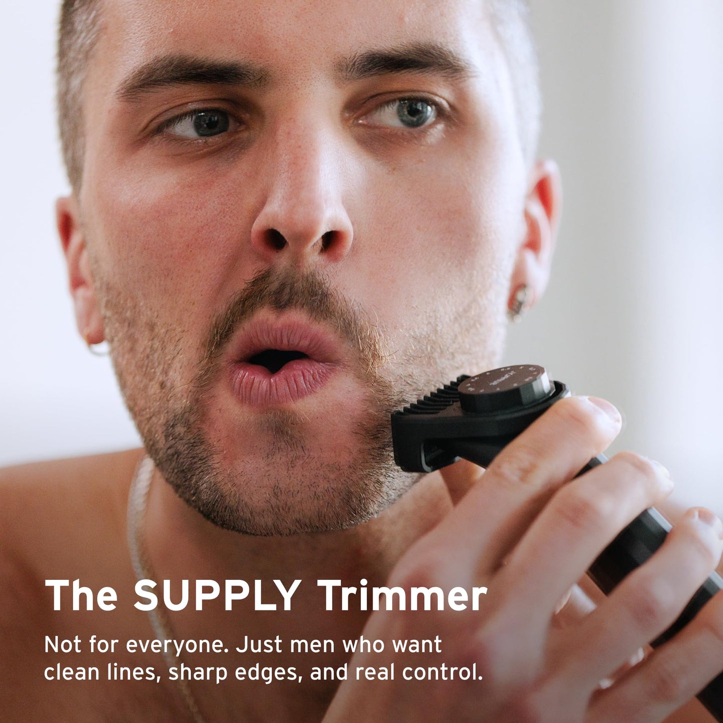 Supply Trimmer - Maquinilla de Afeitar Eléctrica para Hombres - Recortar O Bordes Húmedos O Secos Con Diseño Impermeable - Protector Ajustable