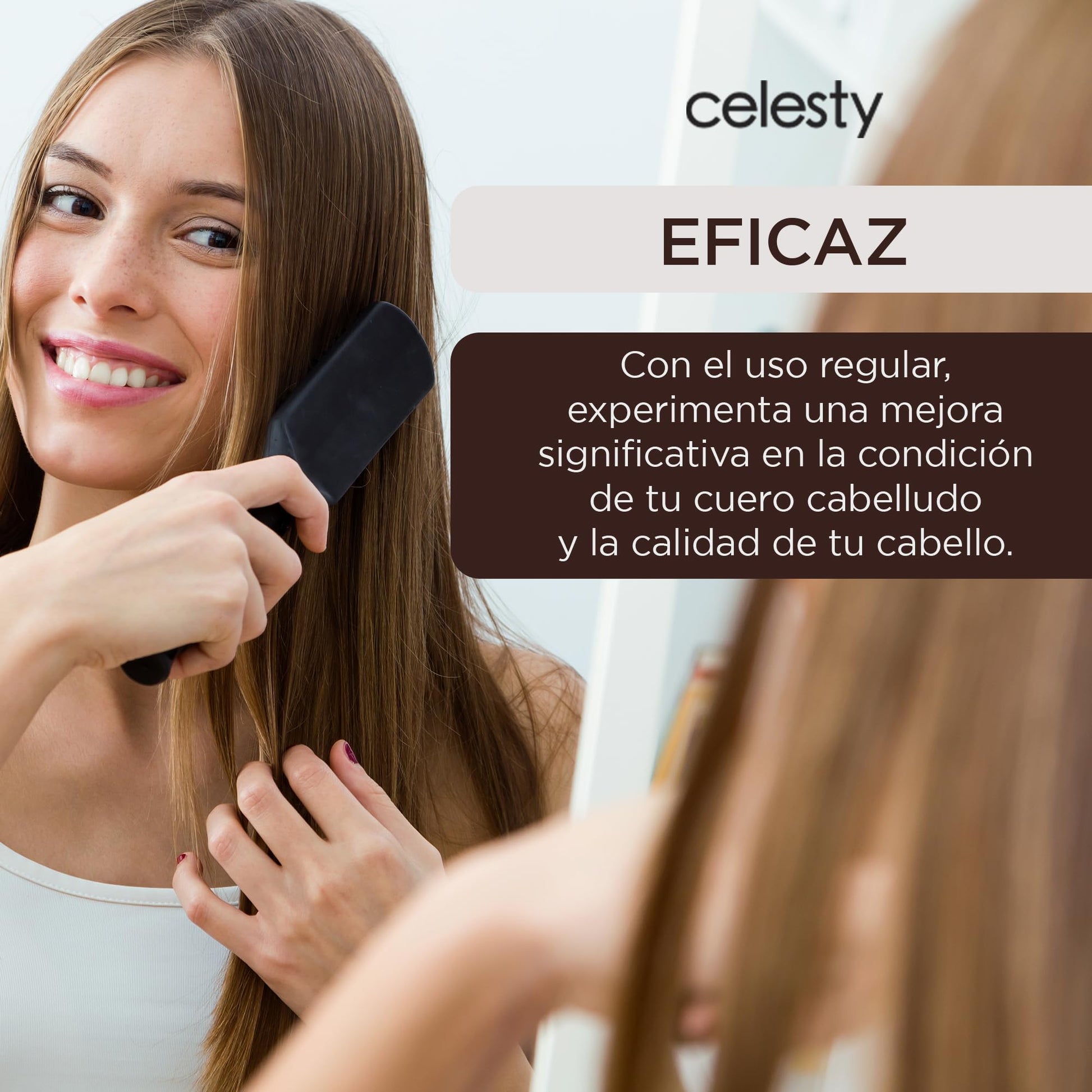 Celesty | Shampoo sin Sulfatos y Parabenos - Shampoo de Alquitrán | Alivio para Dermatitis Seborréica y Psoriasis - Ideal para el Cuidado del Cabello Limpio y Saludable | 1 Litro