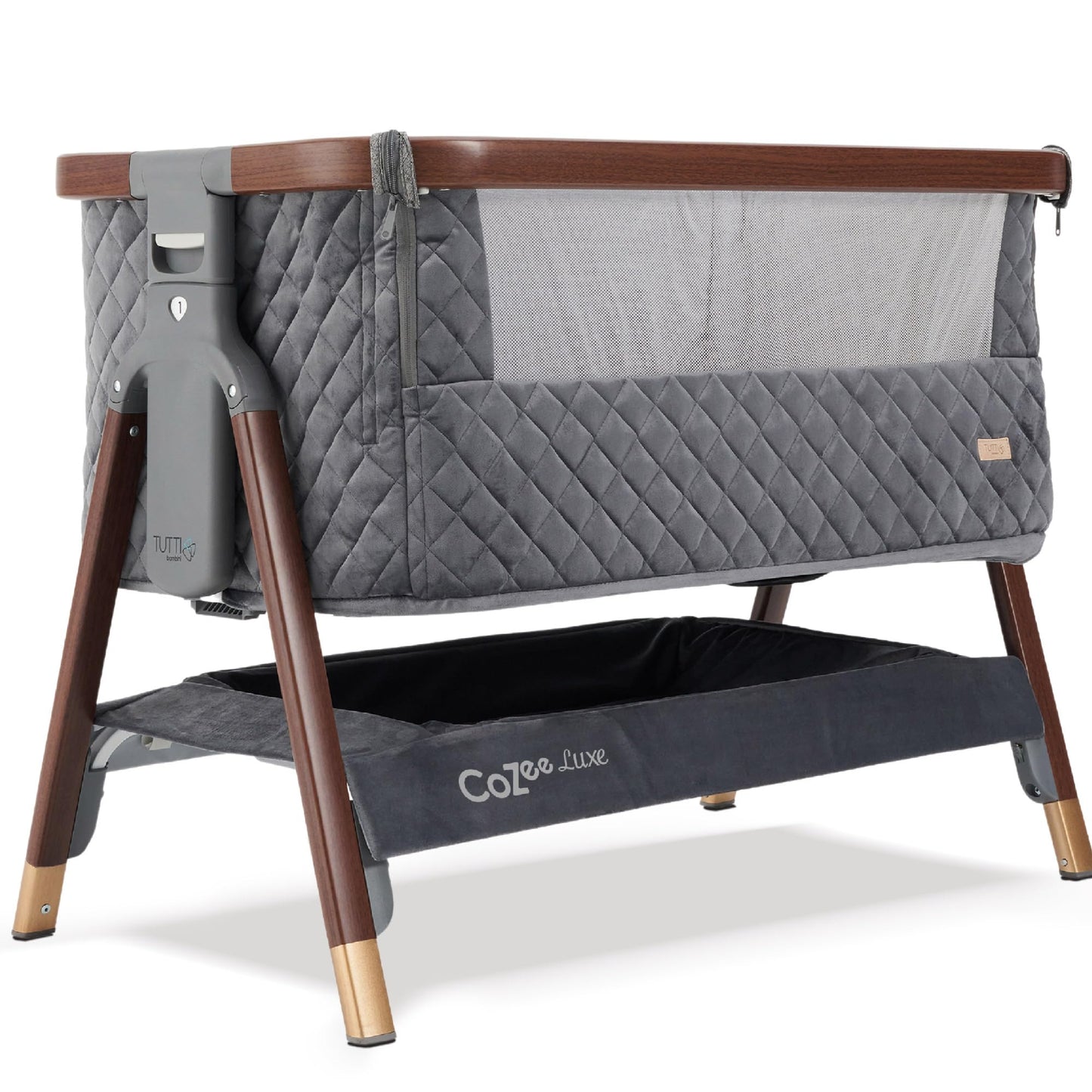 Tutti Bambini CoZee® Luxe - Moisés de noche, nogal/pizarrón