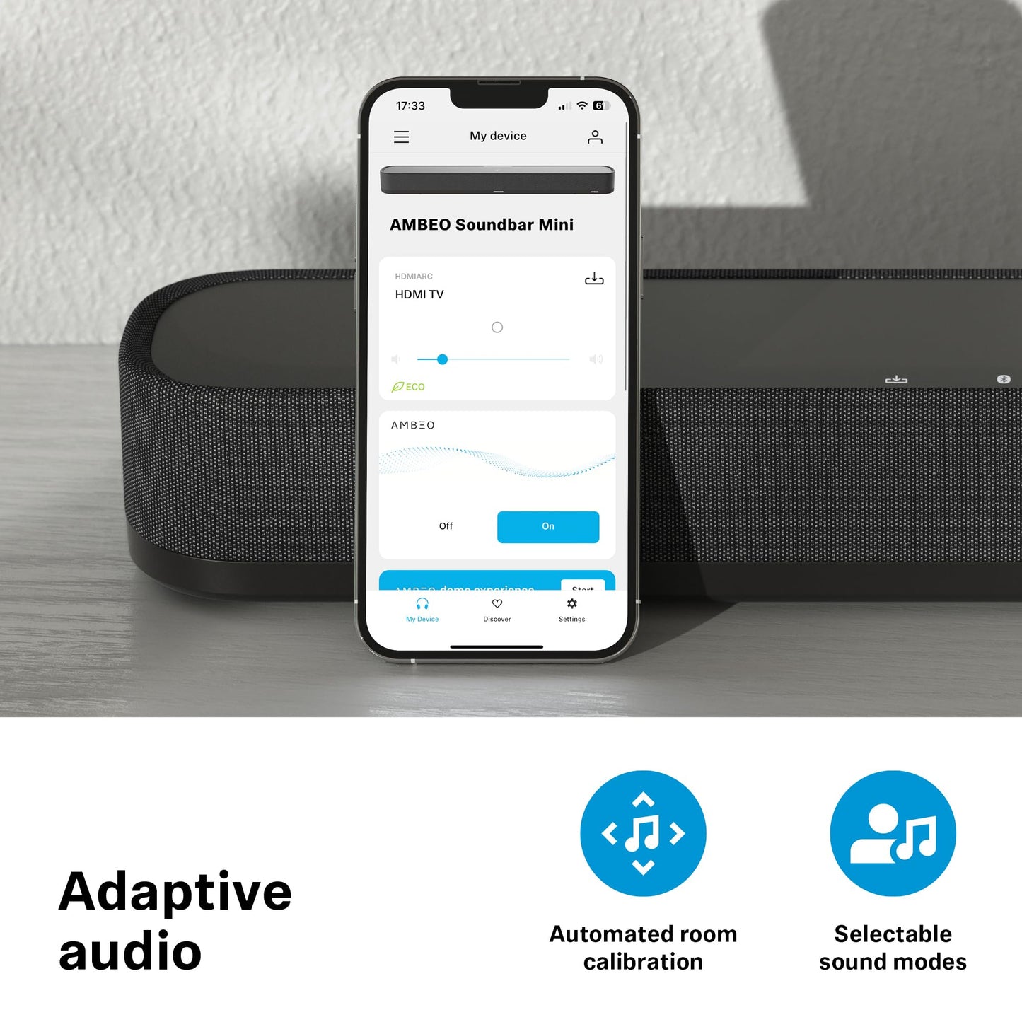 Sennheiser Barra de Sonido AMBEO Soundbar Mini