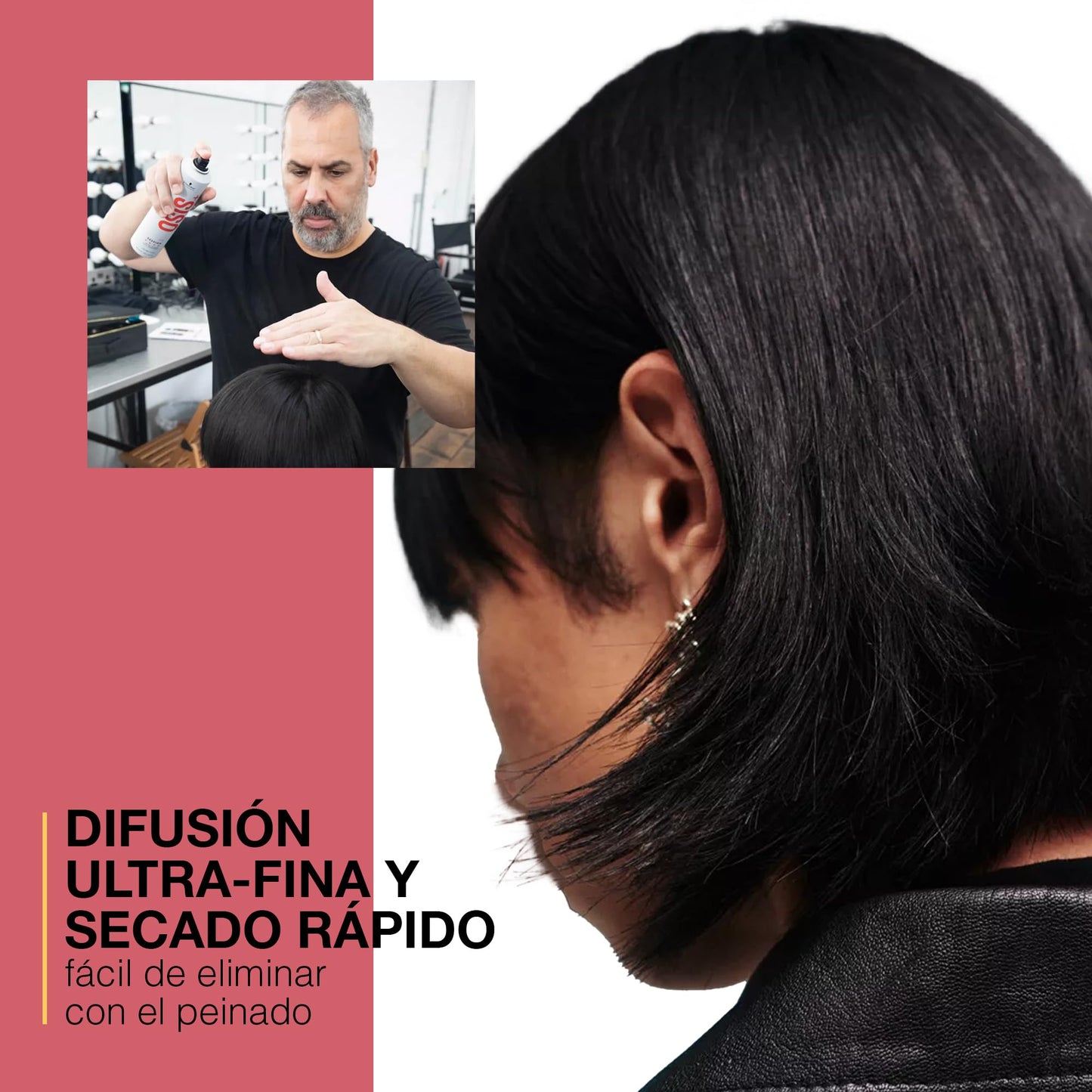 Laca OSIS Fijación Fuerte Secado Rápido Protección Térmica