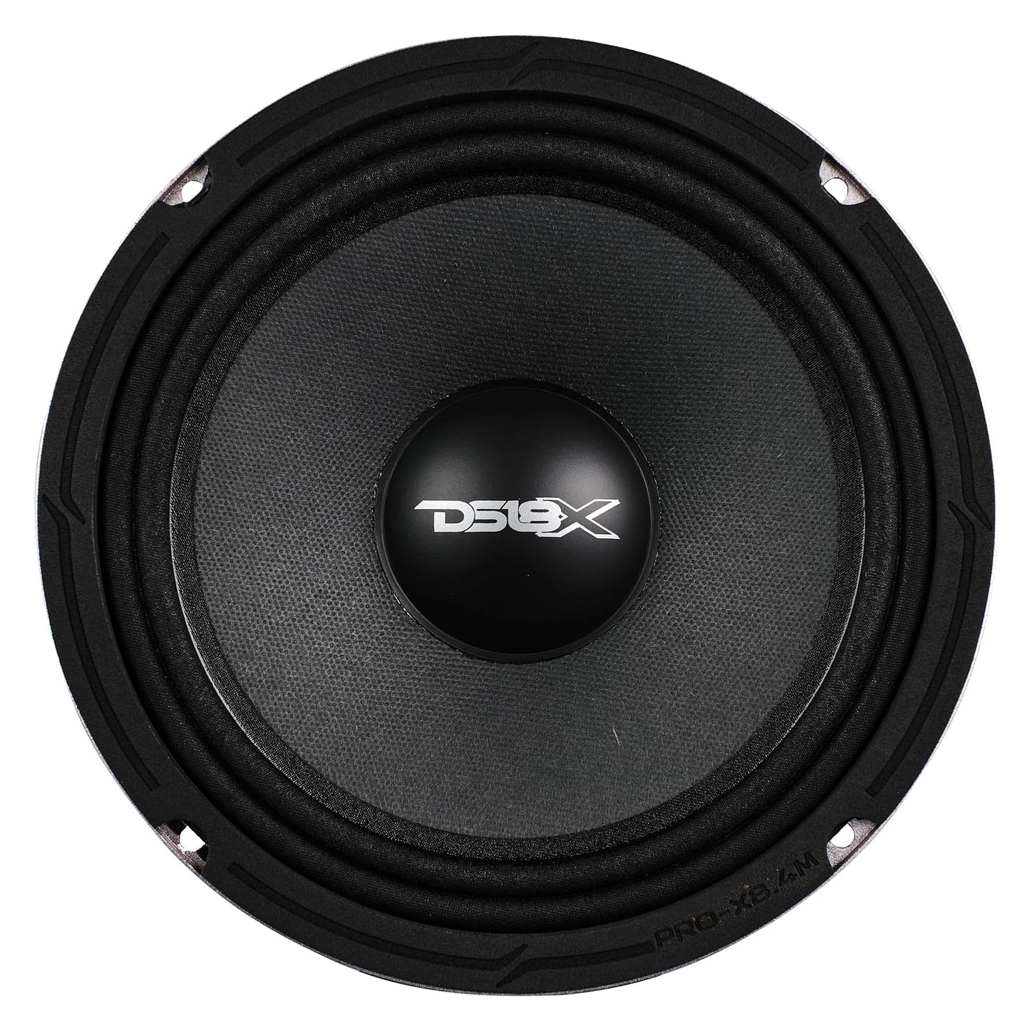 DS18 Pro-X8.4M - Altavoz de 8 Pulgadas, Rango Medio, Cesta de Acero Rojo, 550 W máximo, 275 W RMS, 4 ohmios - Altavoces de Puerta de Audio de Calidad Premium para Sistema de Sonido estéreo de Coche o