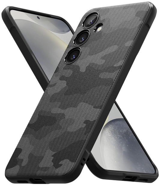 Funda Samsung Galaxy S24 Plus Ringke Onyx Camo Black Antihuellas y Antideslizante