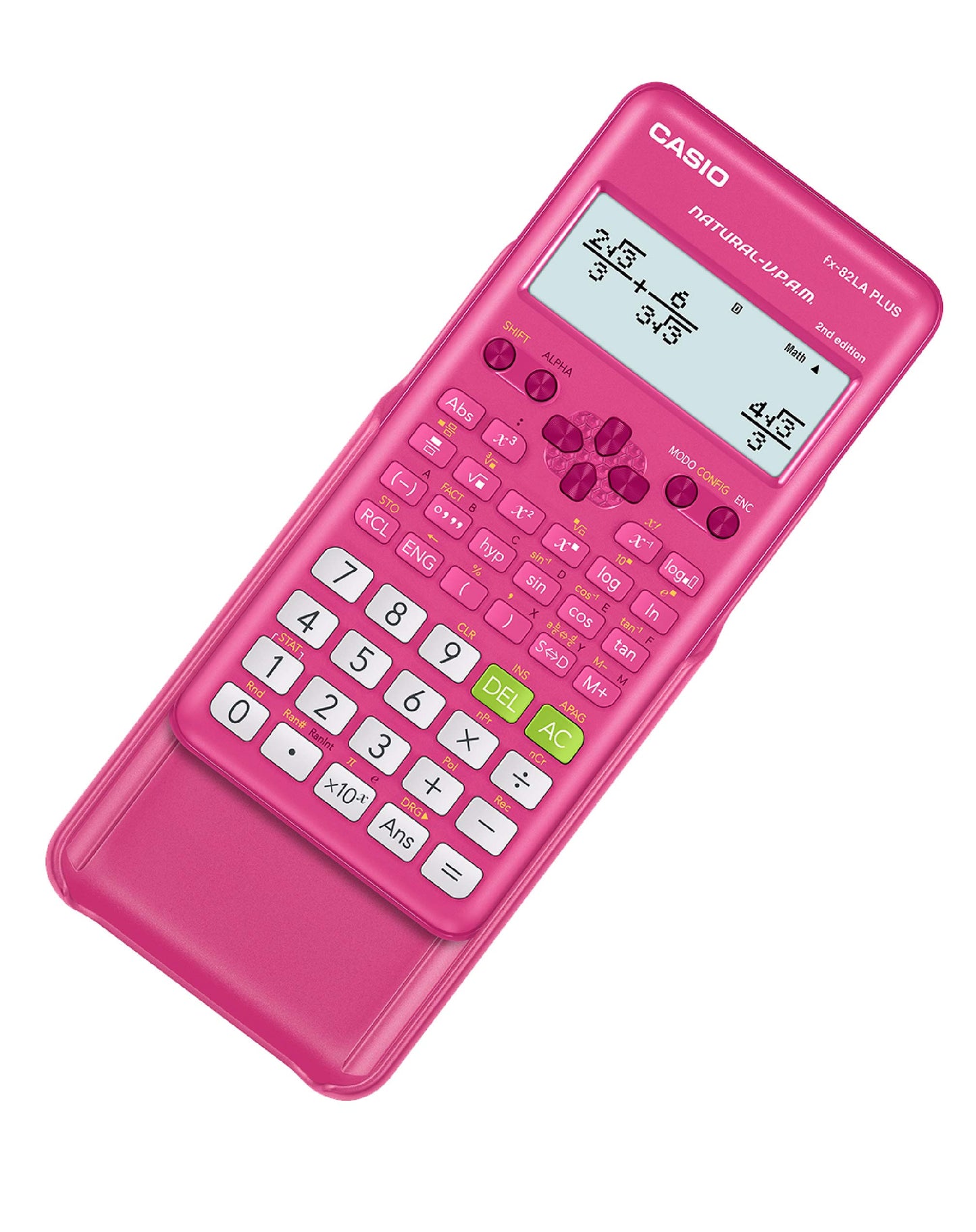 Casio Calculadora Científica Fx-82laplus 2da Edición Color Rosa