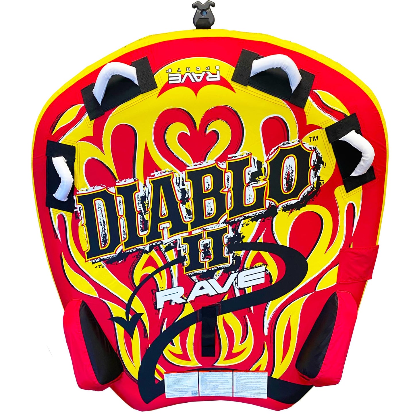 Tubo Inflable RAVE Sports Diablo II Azul para Barco de 1 a 2 Pasajeros