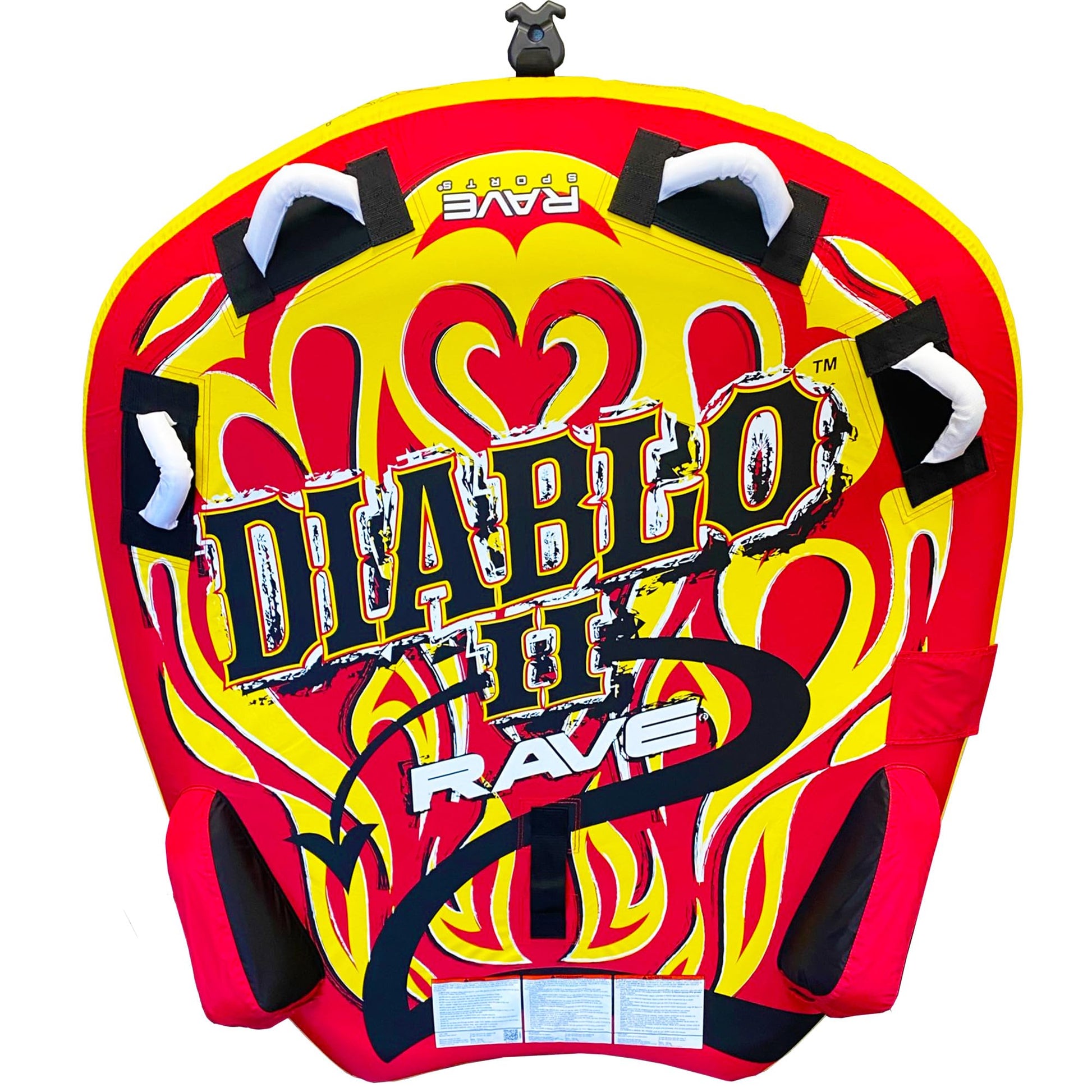Tubo Inflable RAVE Sports Diablo II Azul para Barco de 1 a 2 Pasajeros