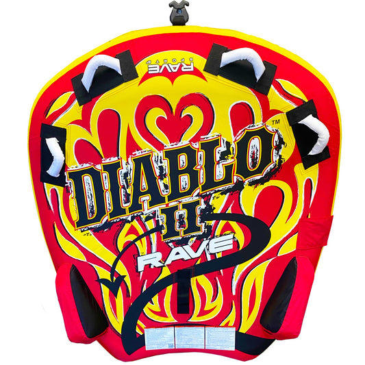 Tubo Inflable RAVE Sports Diablo II Azul para Barco de 1 a 2 Pasajeros