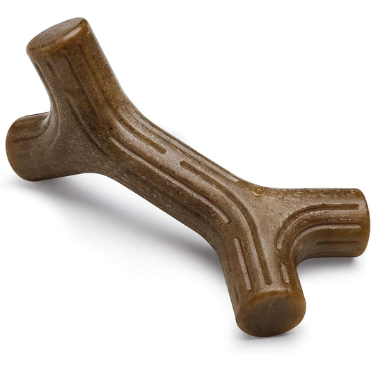 Benebone Bacon Stick - Juguete masticable de Madera Real Duradero para Perro, Fabricado en Estados Unidos, pequeño