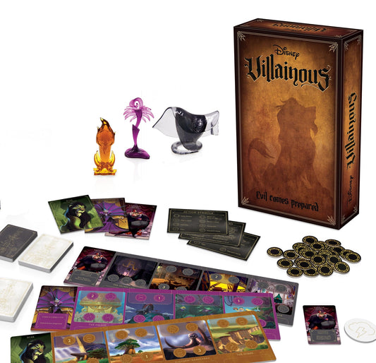 Juego de Mesa de Estrategia Ravensburger Disney Villainous Perfectly Wretched independiente para Niños