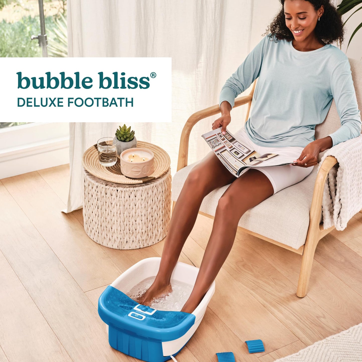 Homedics FB-50 Tina SPA de Pies Bubble Bliss