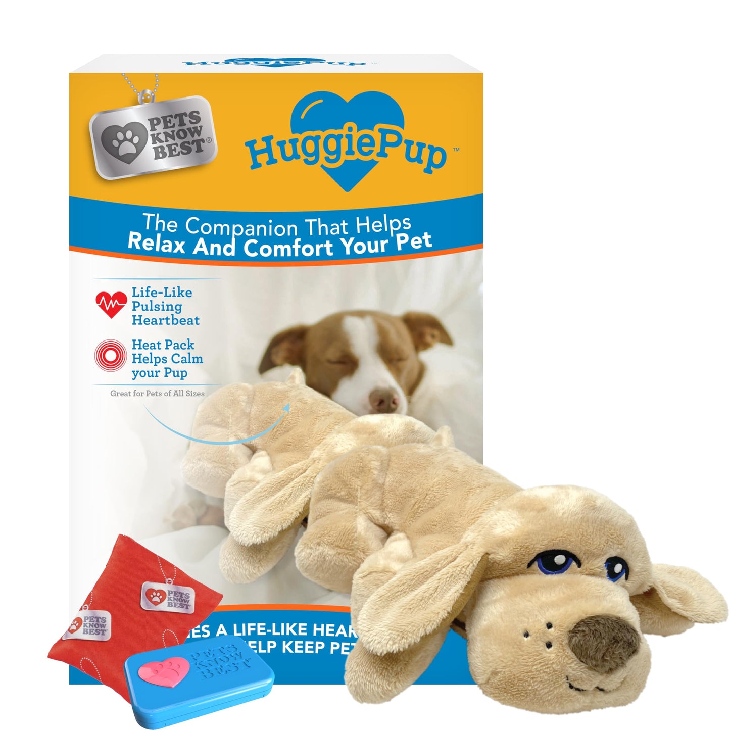 Juguete para Mascotas Pets Know Best Dorado con Corazón Palpitante y Calentador