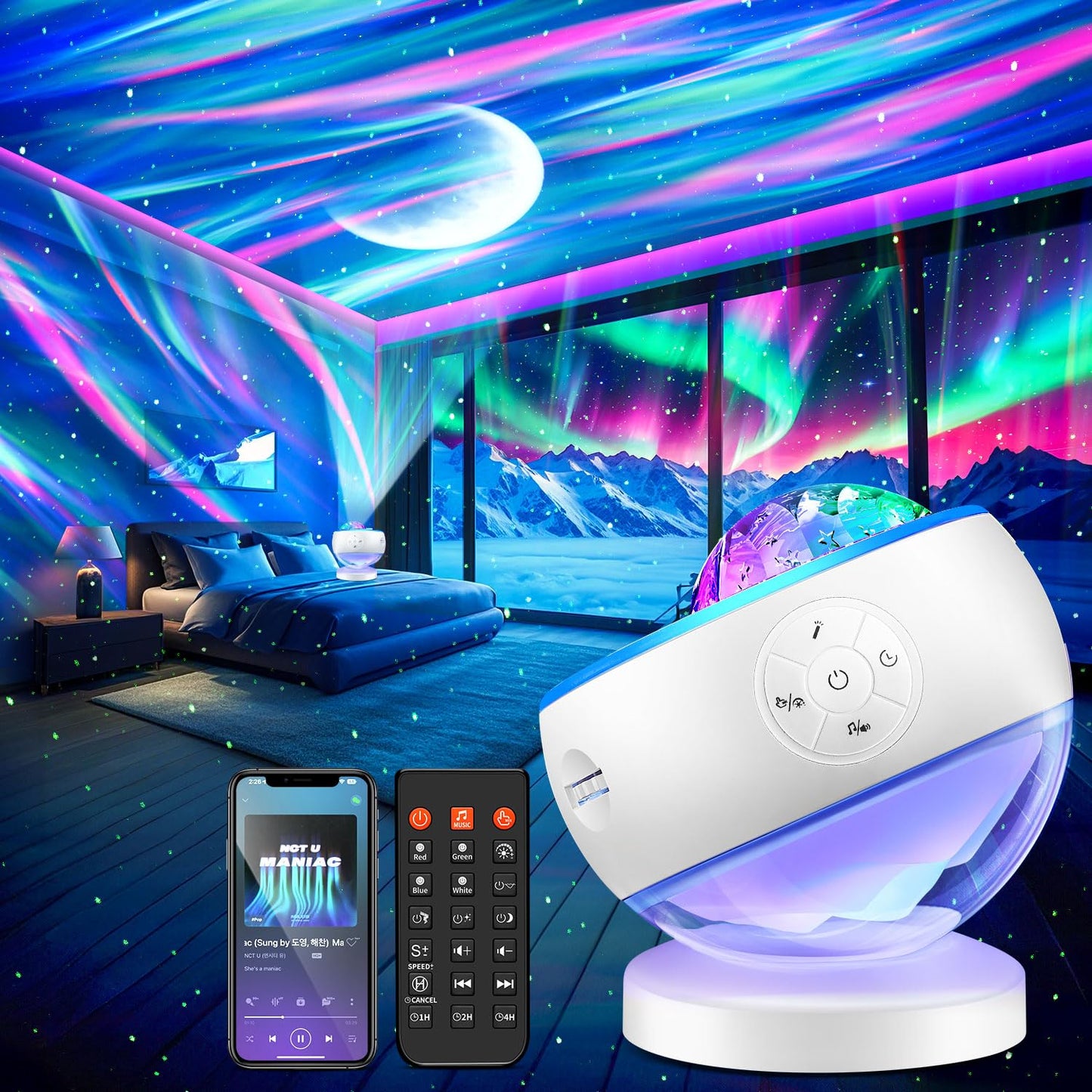 PIKOY Proyector de luces nocturnas
