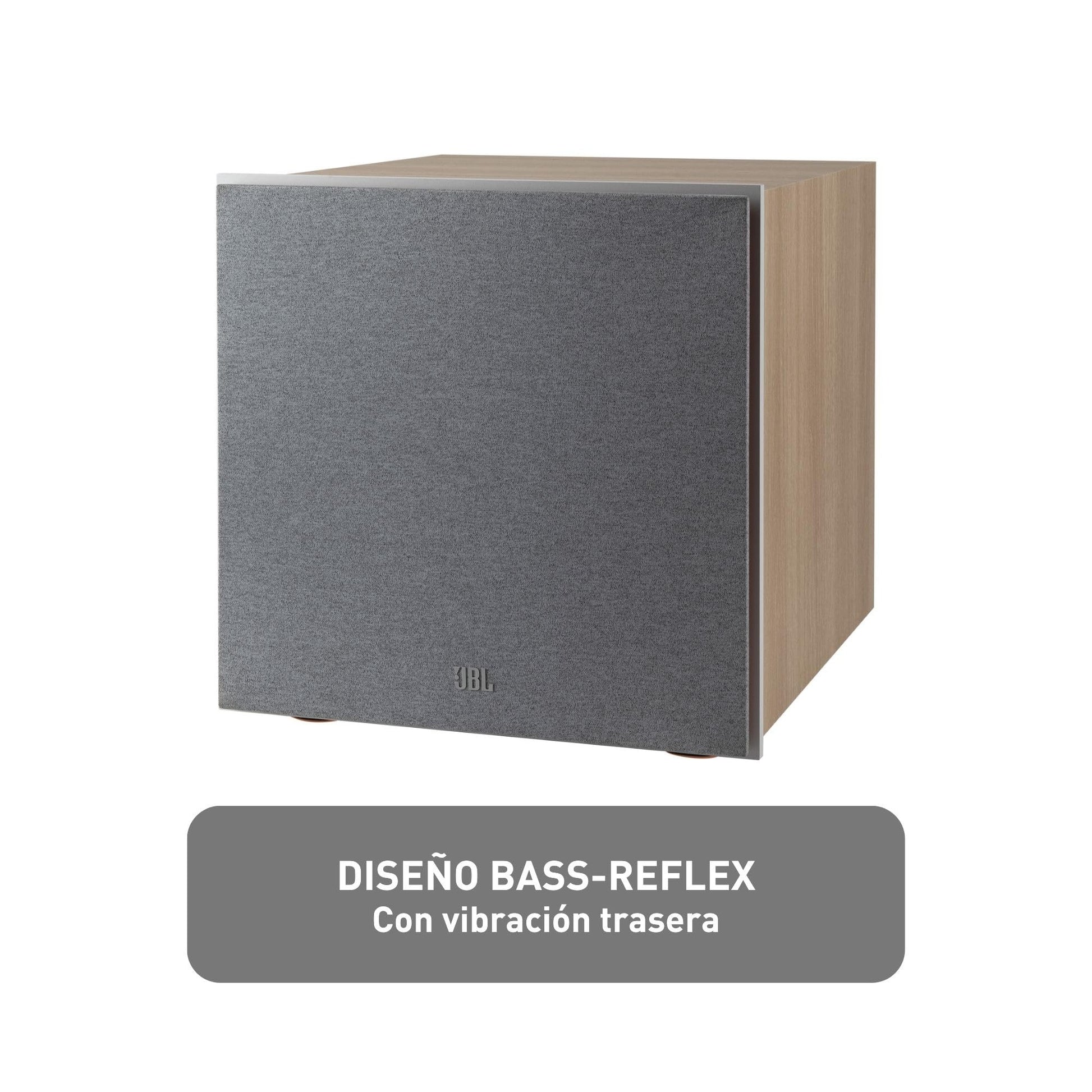 JBL Subwoofer Stage 200P Amplificador 300W, Bass-Reflex - Blanco