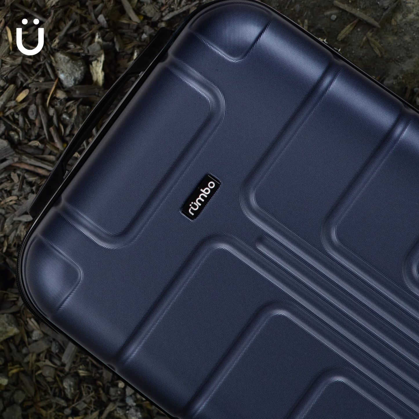RUMBO | Maleta de Viaje Carry On 20 Pulgadas – Maleta Rígida Resistente Azul Marino – 4 Ruedas 360, Asa Telescópica y Candado de Seguridad – Material ABS Ultra Resistente – Cabina Equipaje de Mano