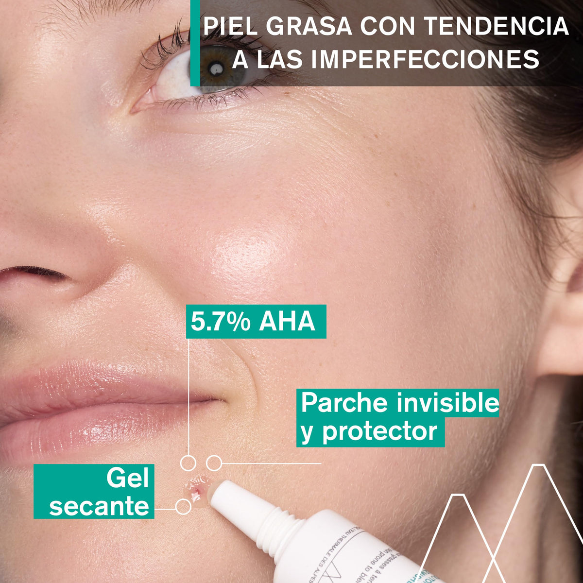 Uriage Hyseac SOS gel secante 15 ml – tratamiento localizado antiimperfecciones con AHA y ácido salicílico natural – seca, purifica y atenúa marcas con efecto parche invisible