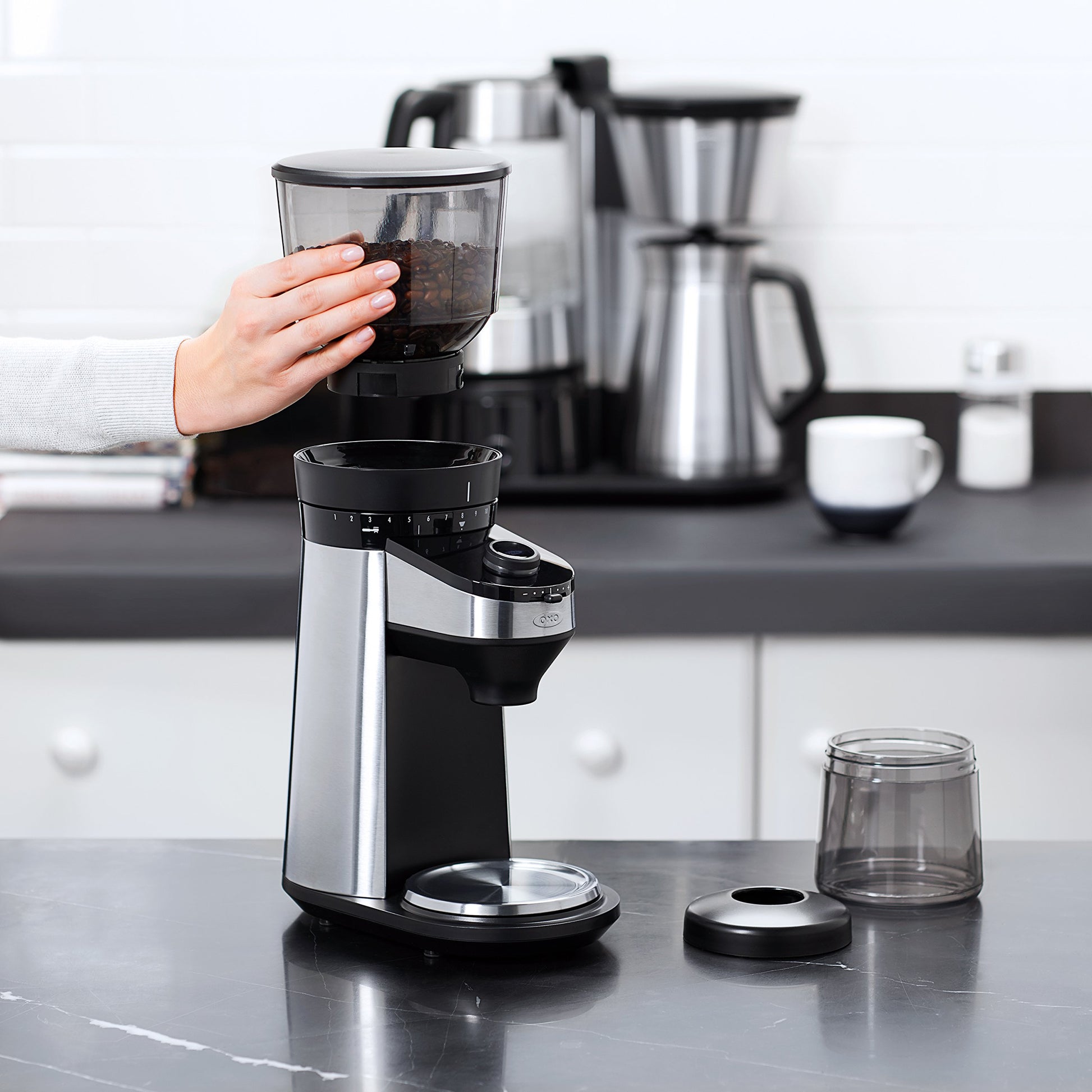 Molinillo de Café Cónica Burr OXO con Escala Integrada