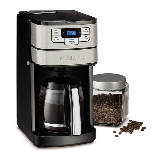 Cuisinart Cafetera con molino 12 tzs Jarra de vidrio