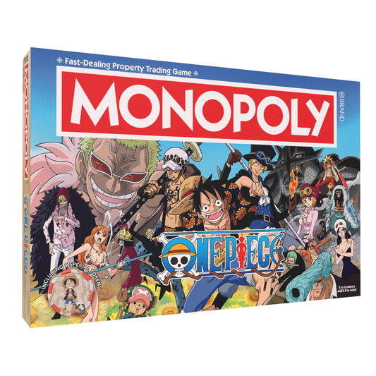 Juego de Mesa USAOPOLY Monopoly de una Pieza con Personajes Populares | Mercancía Oficial y Coleccionable