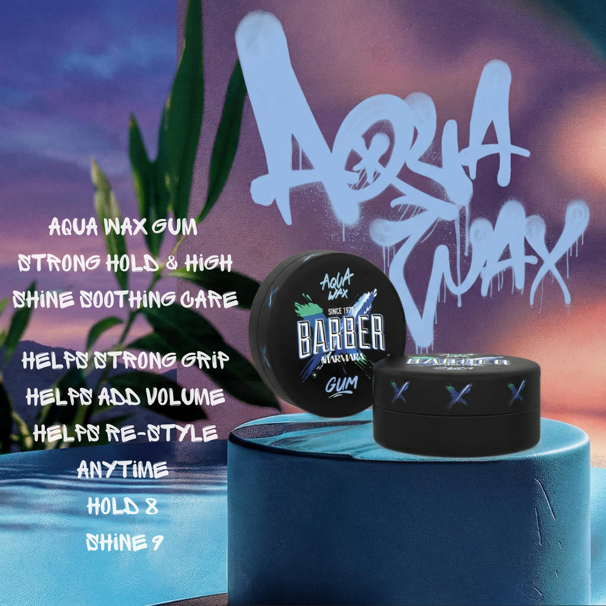 Barber Marmara Cera base agua 150ml Gum