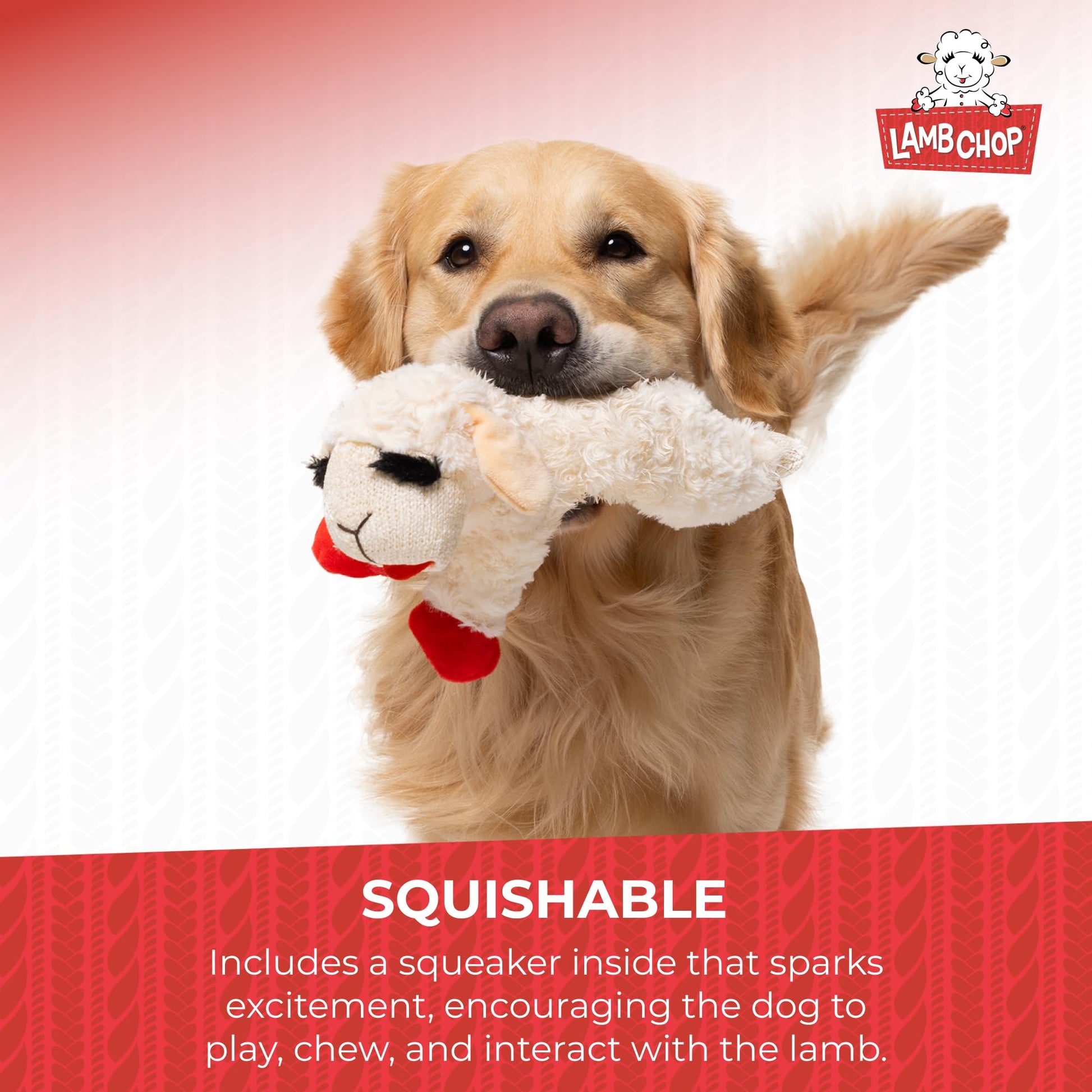 Juguete de Peluche para Perros Multipet Blanco Lambchop