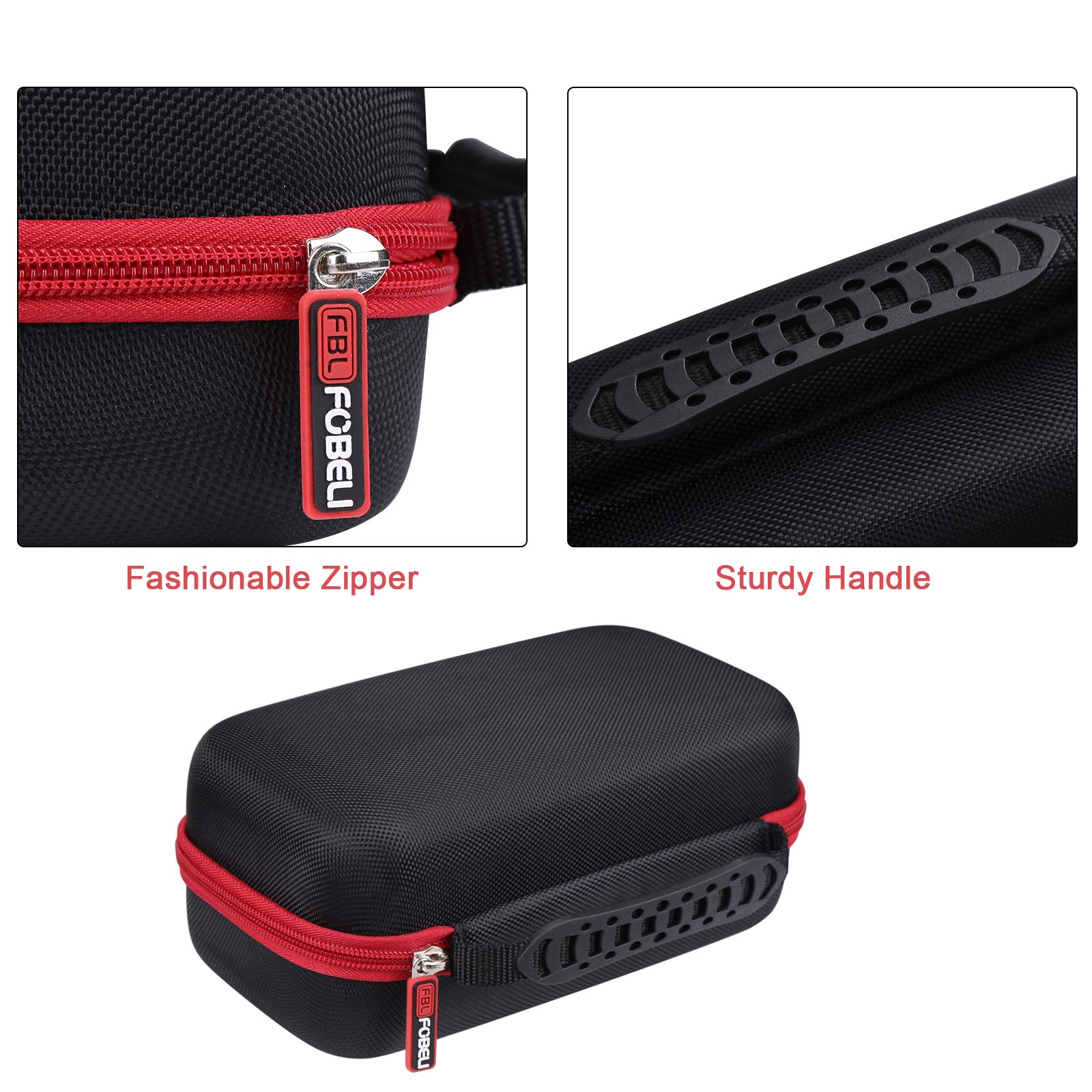 Funda Rígida de Viaje FBLFOBELI Negra Compatible con Cargador de Batería NOCO GENIUS5 5 Amperios Automático