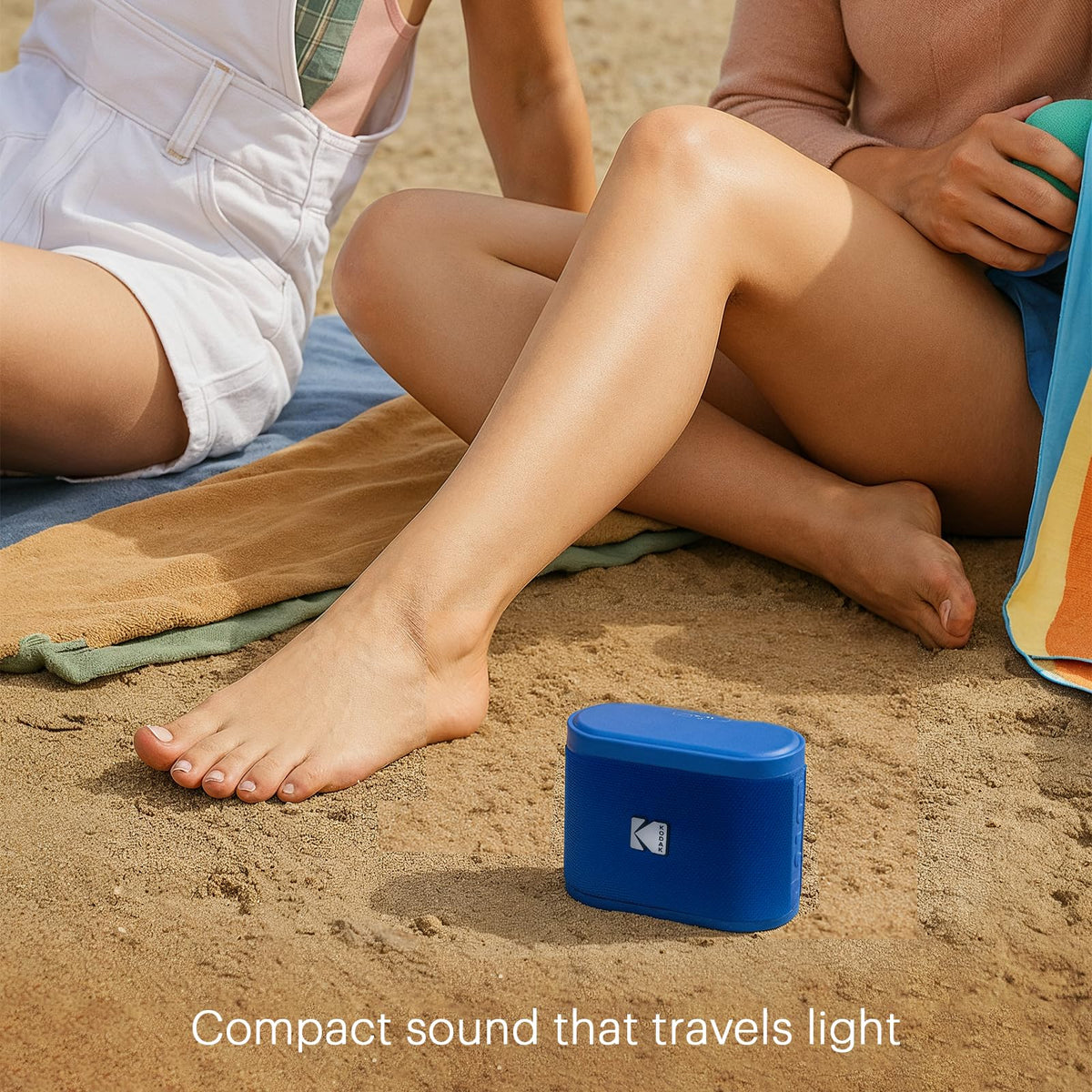 Altavoces Portátiles Inalámbricos Kodak Azul con Base Magnética y Sonido Potente