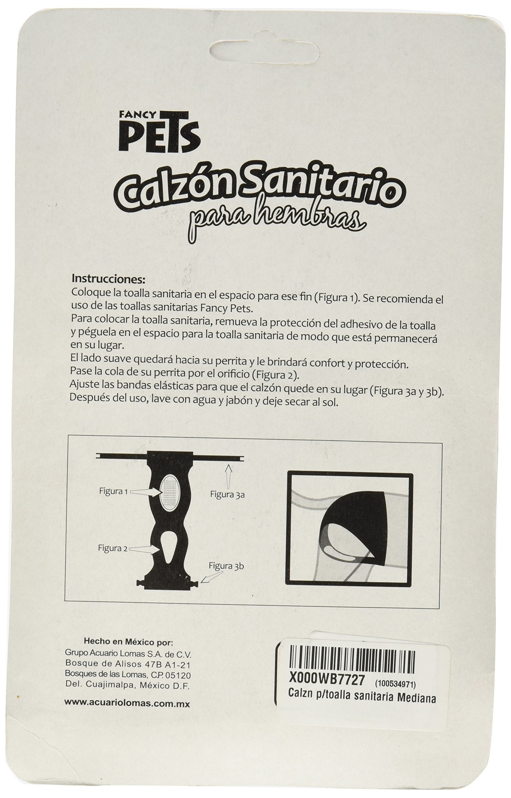 Fancy Pets Calzón Sanitario Tamaño Mediano para Perro Varios Colores