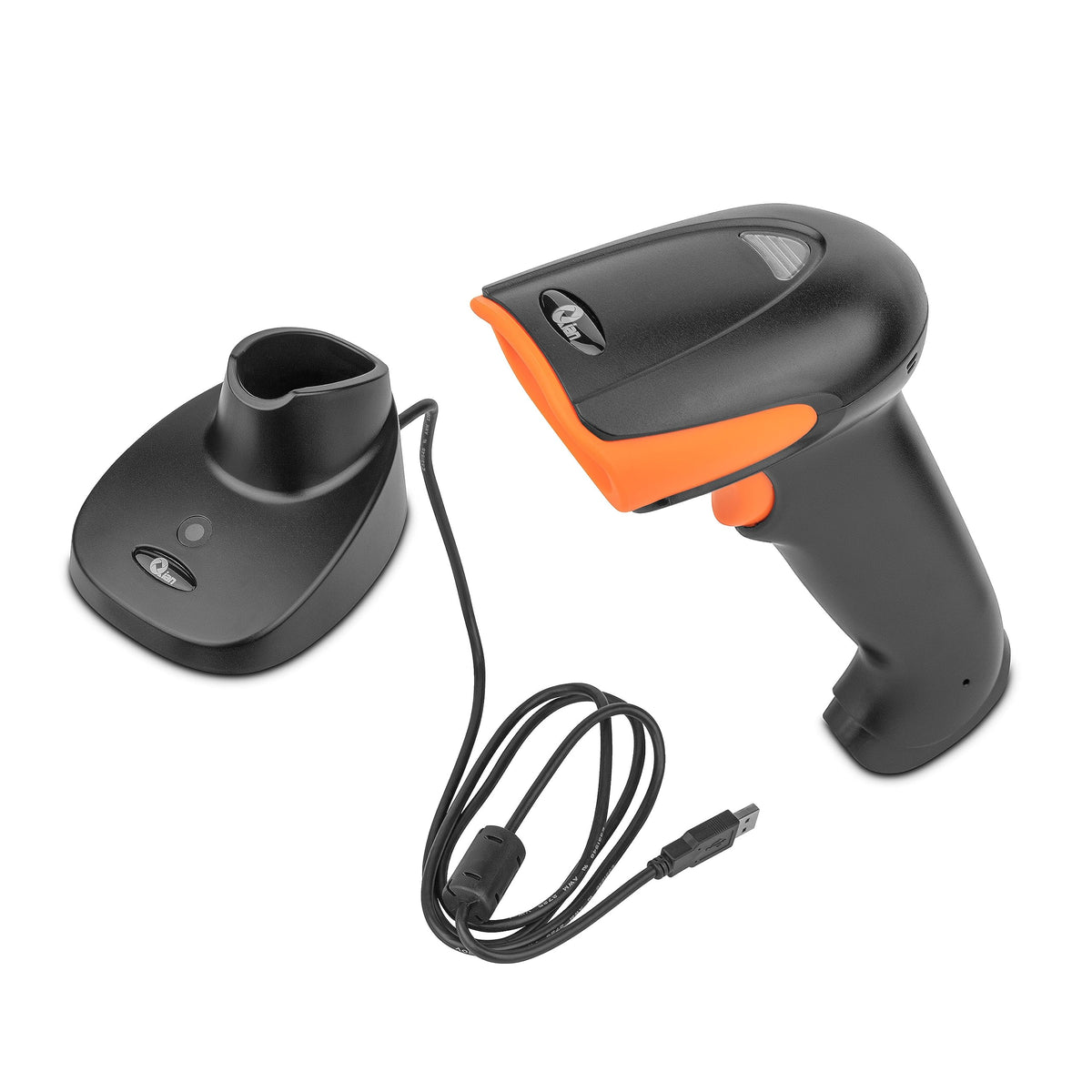 Lector de Códigos de Barras Inalámbrico Qian USB Ergonomico 2.4g para Supermercados, Restaurantes y Almacenes
