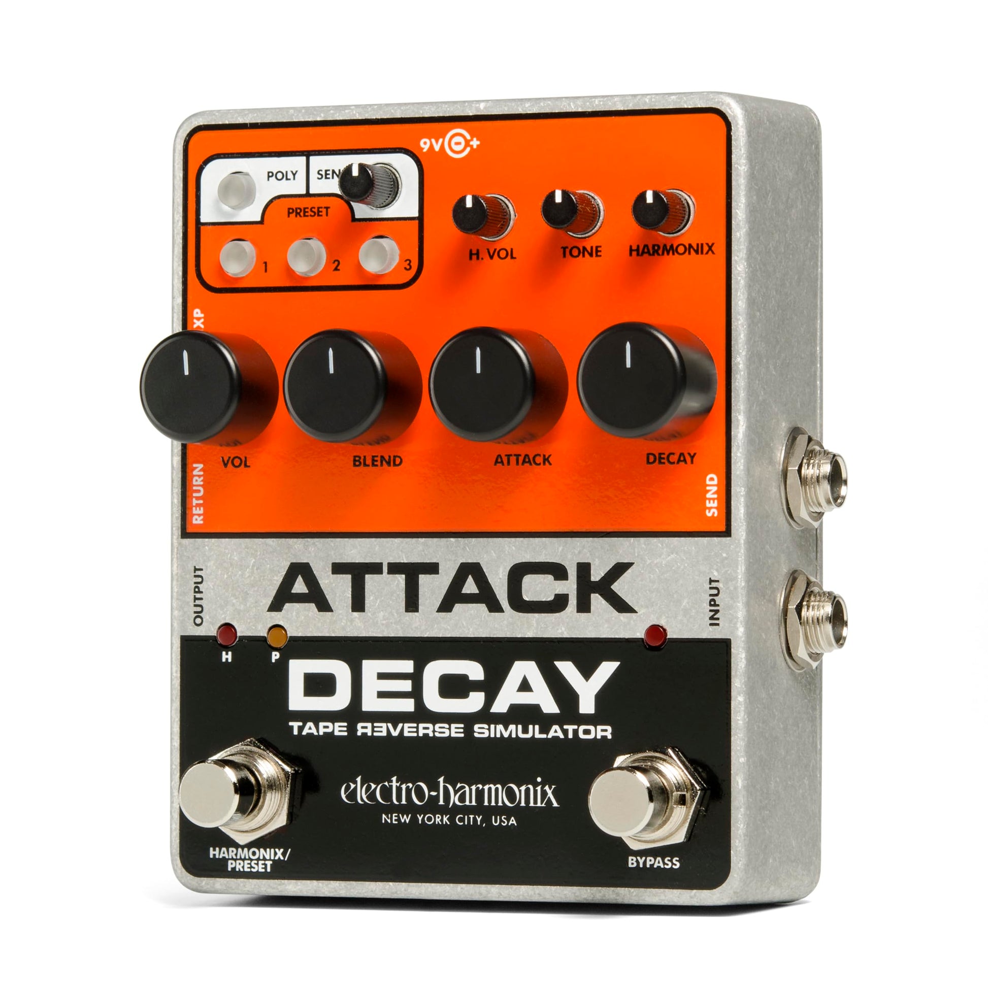 Pedal Simulador Inverso Electro-Harmonix Attack Decay Tape