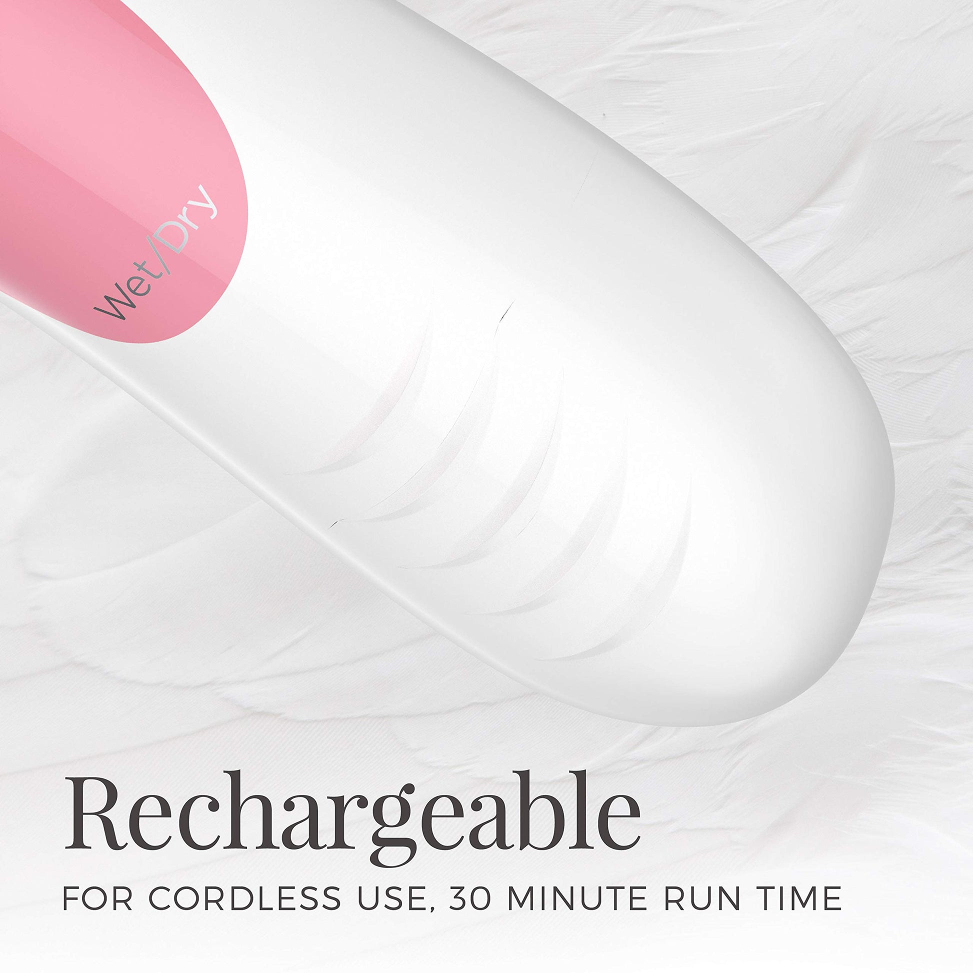 Afeitadora Eléctrica Remington Smooth & Silky Blanca 3 Cuchillas Inalámbrica y Recortadora de Bikini para Mujer