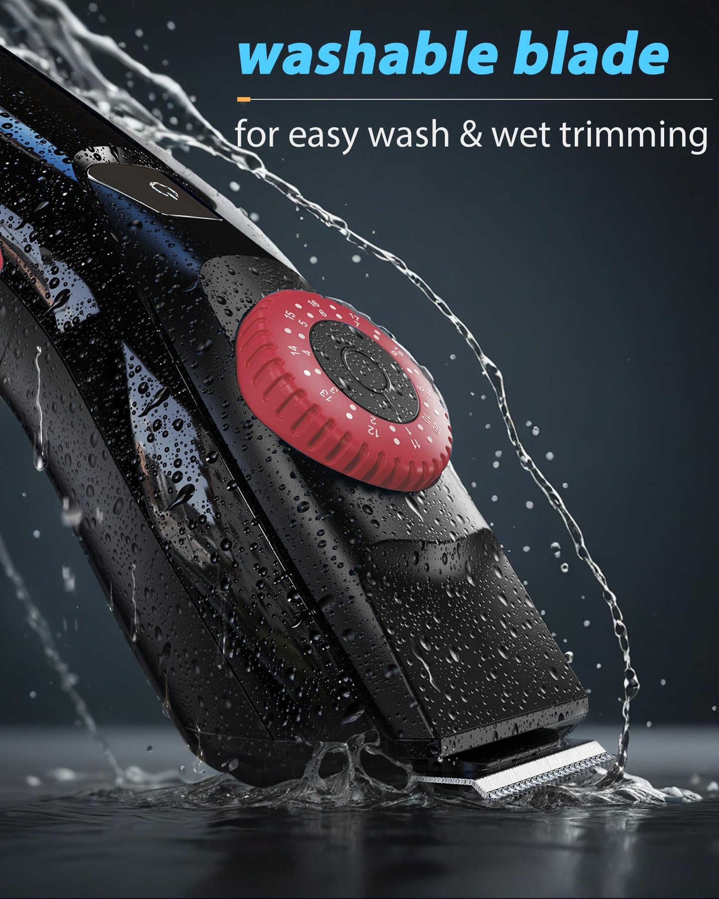 Voukad Recortadora Eléctrica De Precisión 40 Para Barba, Rostro, Bigote, Cuerpo Y Orejas. Kit De Aseo Impermeable Para Hombre.