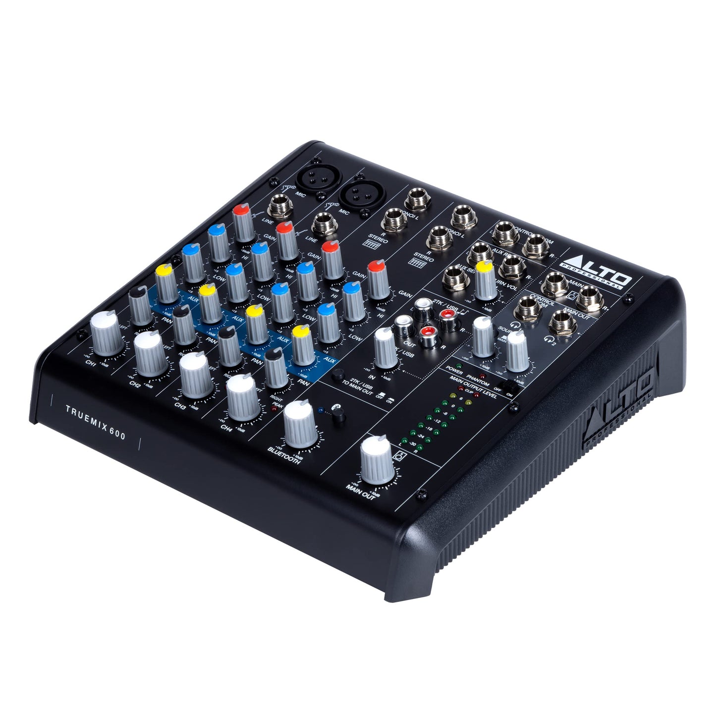 Mezcladora de Audio ALTO TrueMix 600 Negro con Interfaz USB y Bluetooth